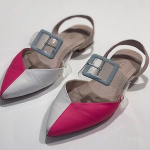 Cecelia New York neon pink flats
